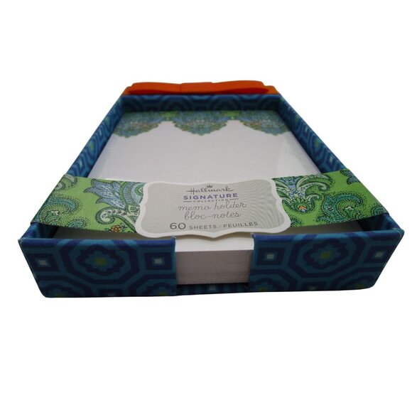 Hallmark Signature Memo Holder With 60 Sheets & Decorative Box With Ribbon - Picture 5 of 12